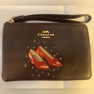 Coach Wizard of Oz Ruby Slippers Wristlet